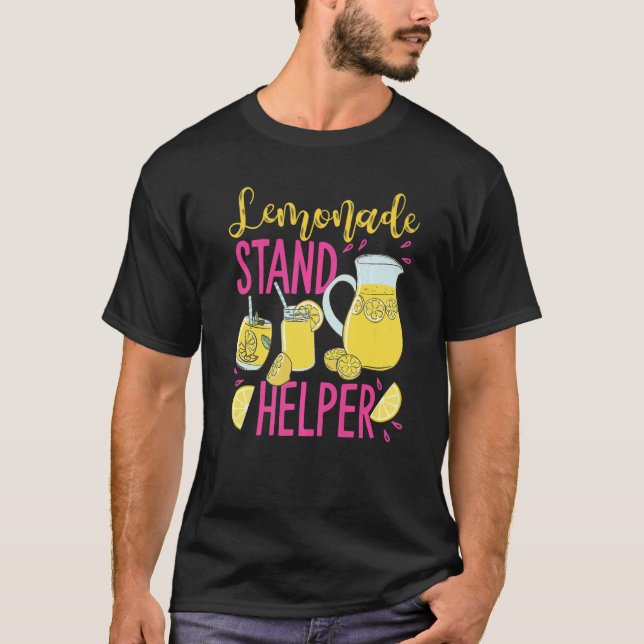 Camiseta Lemonade Stand Helper For Crew  (Frente)