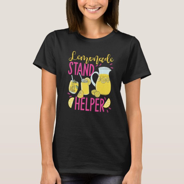 Camiseta Lemonade Stand Helper For Crew  (Frente)