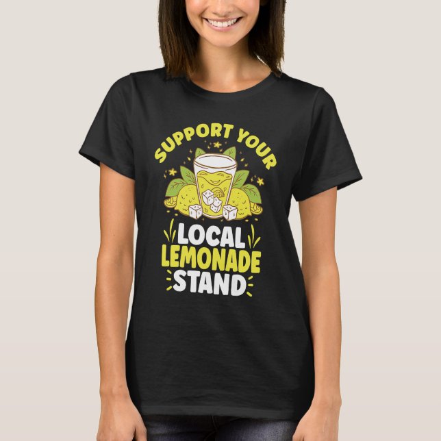 Camiseta Lemonade Stand lemon Juice Homemade Lemonade  1 (Frente)