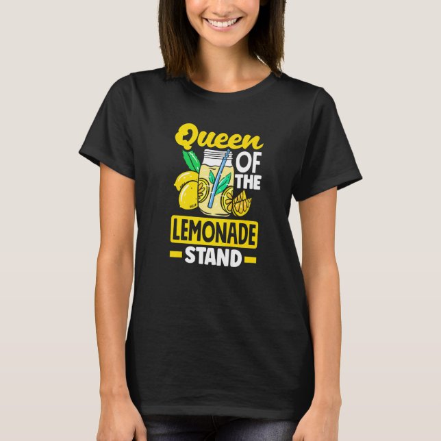 Camiseta Lemonade Stand Lemon Juice Store Rainha Do Limo (Frente)