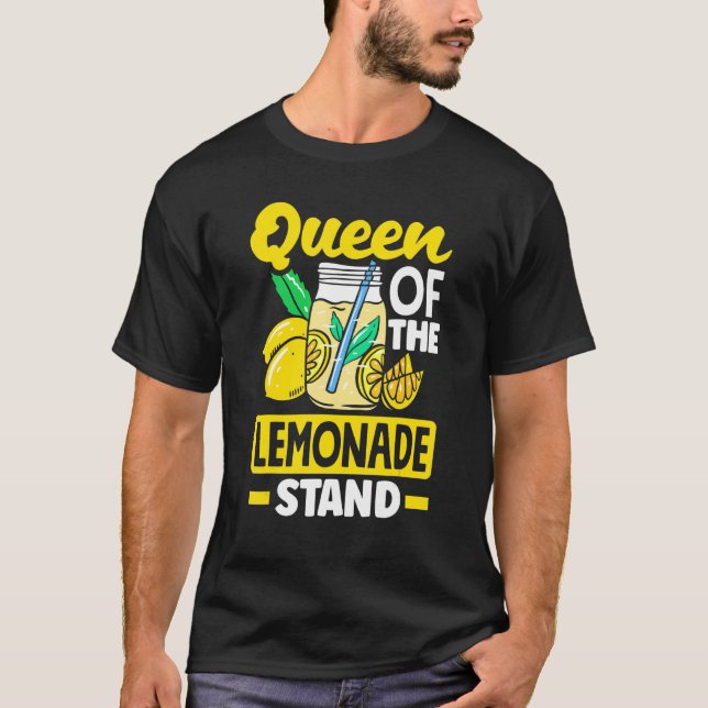 Camiseta Lemonade Stand Lemon Juice Store Rainha Do Limo (Frente)