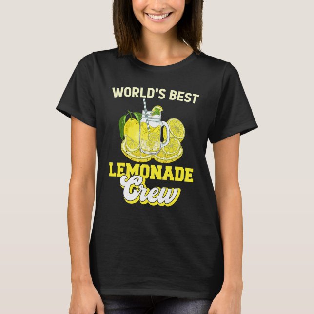 Camiseta Lemonade Stand Lemon Juice Store Staff Citrus Staf (Frente)