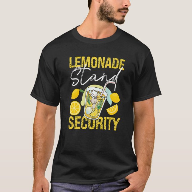 Camiseta Lemonade Stand Security  (Frente)