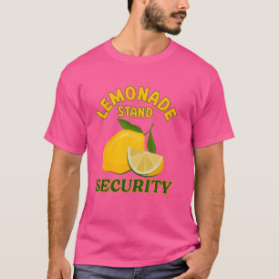 Camiseta Lemonade Stand Security Boss Lemon Juice Sum