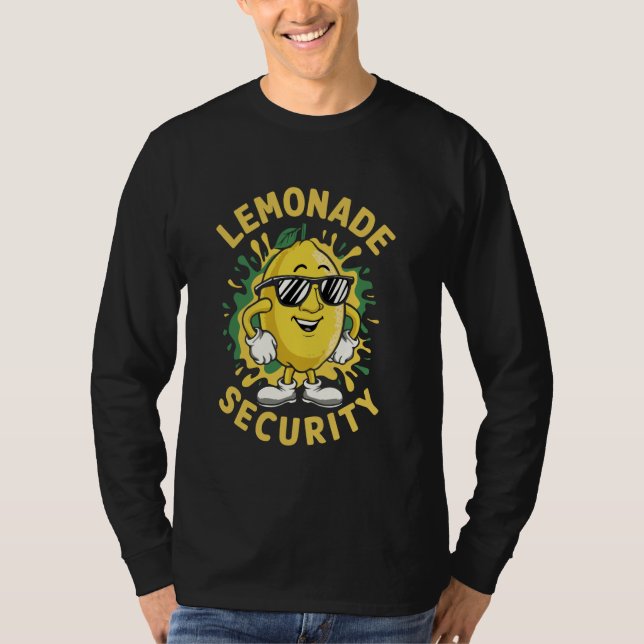 Camiseta Lemonade Stand Security Boss Summer Lemon Jui (Frente)