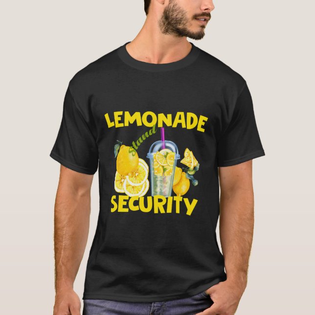 Camiseta Lemonade Stand Security Funny Mix Juice Maker Sarc (Frente)