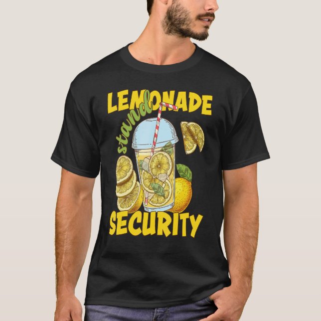 Camiseta Lemonade Stand Security Lemon Juice Summer Refresc (Frente)