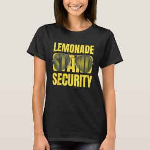 Camiseta Lemonade Stand Security Lemon Juice Summer Sungla
