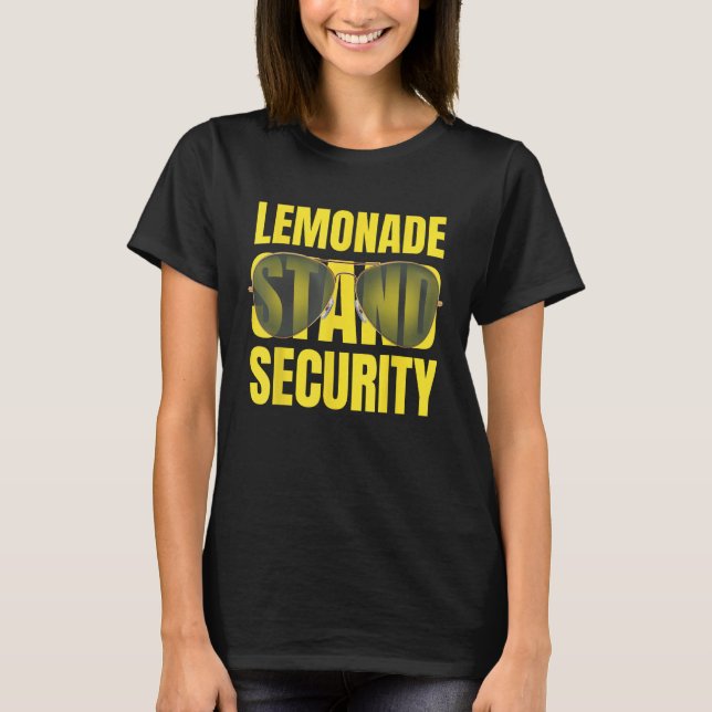 Camiseta Lemonade Stand Security  Lemon Juice Summer Sungla (Frente)