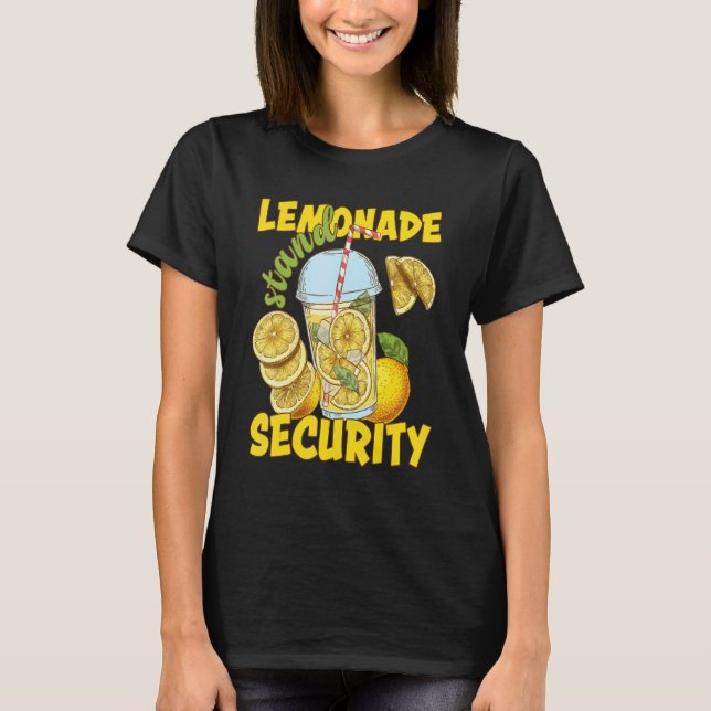 Camiseta Lemonade Stand Security Sumo de Limão Bebida Aroma (Frente)