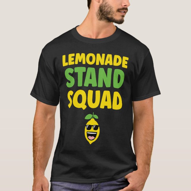 Camiseta Lemonade Stand Squad  Matching Lemonade Stand Crew (Frente)