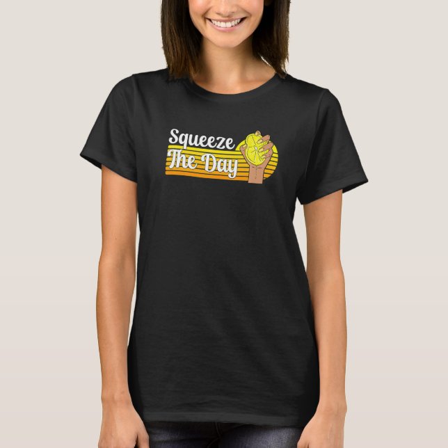 Camiseta Lemonade Summer Stand Squeze Day Fruta Juice Pun (Frente)