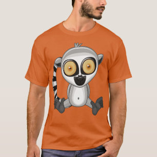 Camiseta Lemur Cute Kawaii toon 2