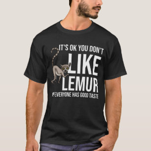 Camiseta Lemur Madagascar - Presente com um macaco engraçad