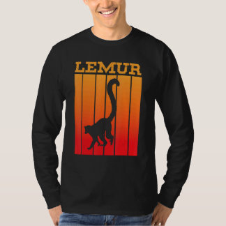 Camiseta Lemur Shadow Silhouette At Sunset