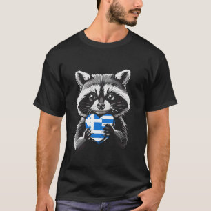Camiseta Lêmure Coração Bandeira Grécia Raízes Gregas Helên