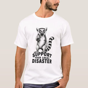 Camiseta Lêmure de Desastre Local