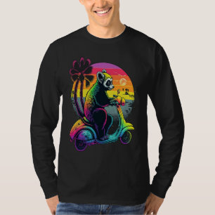 Camiseta Lêmure em scooter