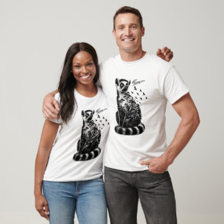 Camiseta Lêmure Inundado Exposição Dupla