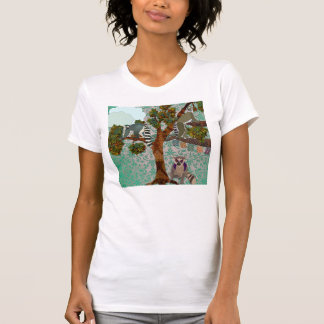 Camiseta Lemurs para fora em um t-shirt do membro