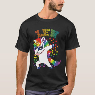 Camiseta Len Dabbing Unicorn
