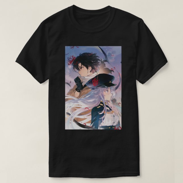 Camiseta Lena e Shin - 86 86 (Frente do Design)