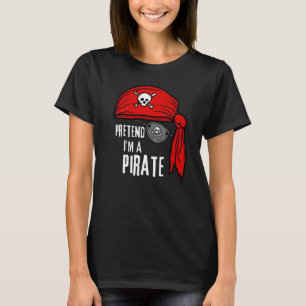 Camiseta Lenço para Cabeça de Fantasia de Pirata de Hallowe