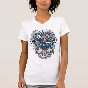 Camiseta Lenço Patriótico Rocker Glória Antiga Música Rock