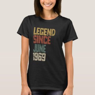 Camiseta Lenda 1969 56 Anos Homens Mulheres Desde Junho 56º