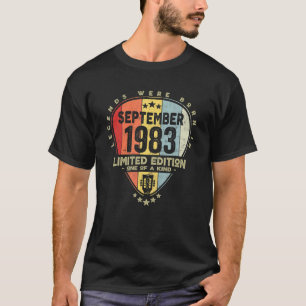 Camiseta Lenda da Palheta de Guitarra Nasceu em Setembro de
