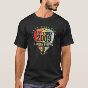 Camiseta Lenda da Palheta de Guitarra Nasceu Em Setembro de