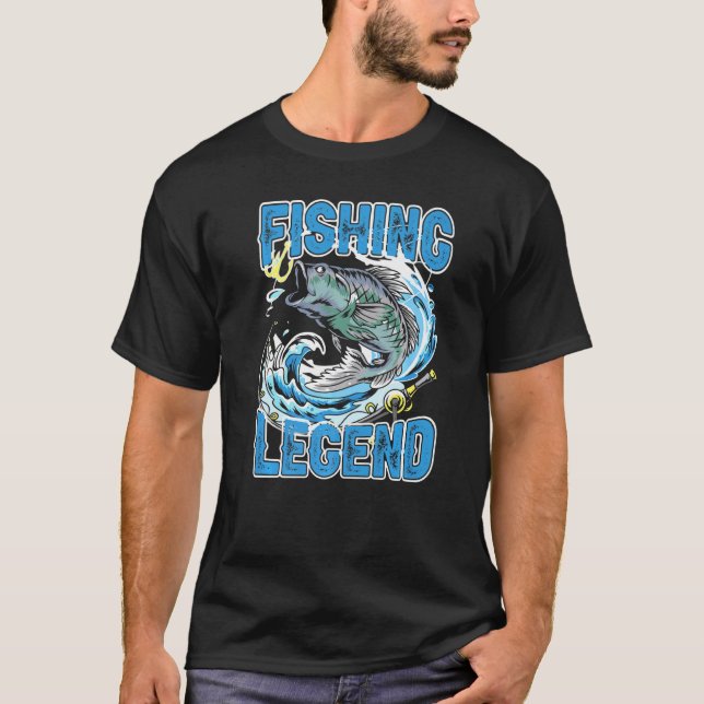 Camiseta Lenda da Pesca (Frente)