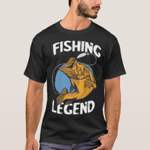 Camiseta Lenda da Pesca Anjo Lenda da Pesca Perca Pesca