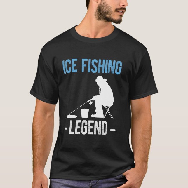 Camiseta Lenda da Pesca no Gelo (Frente)