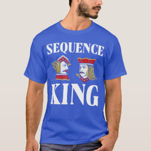 Camiseta Lenda da Sequência do Jogo de Cartas do Amante do