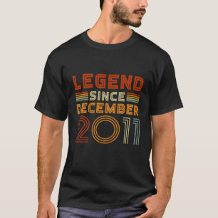 Camiseta Lenda das Crianças Desde Dezembro de 2011 Meninos
