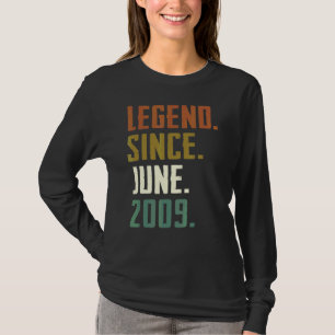 Camiseta Lenda De 13 Anos Desde O Aniversário De 13 De Junh