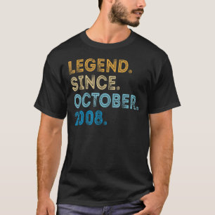 Camiseta Lenda De 14 Anos Desde Outubro De 2008 14