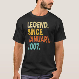 Camiseta Lenda de 16 anos desde janeiro de 2007 16
