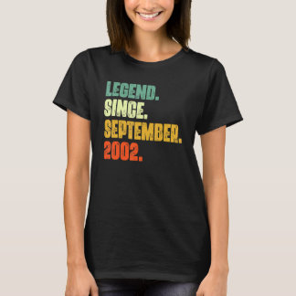 Camiseta Lenda De 20 Anos Desde Setembro De 2002 20 Bir