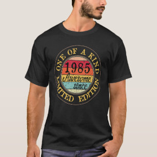 Camiseta Lenda de 37 Anos Desde 1985 Aniversário de 37 Vint