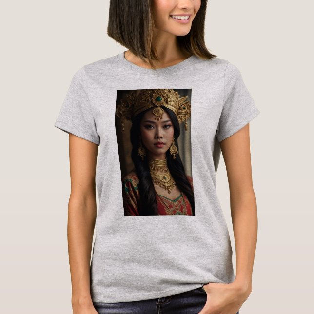 Camiseta Lenda de Dayang Sumbi: Sabedoria e Beleza Sundanes (Frente)