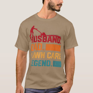 Camiseta Lenda de Pai do marido, lenda de cuidado com o mar