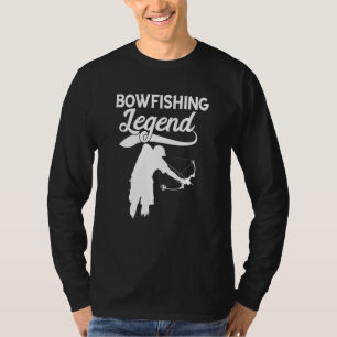 Camiseta Lenda de pesca de boliche Peixe-Arco Caça Bowfi