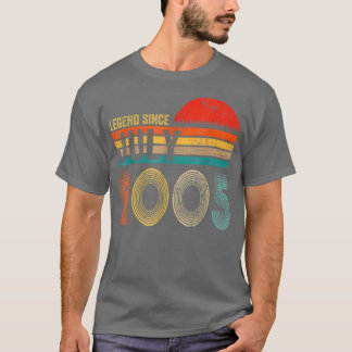 Camiseta Lenda de presentes desde julho de 2005 17th Bir