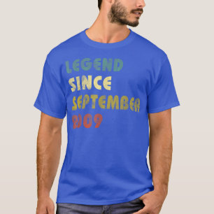 Camiseta Lenda de presentes desde setembro de 2009 13t