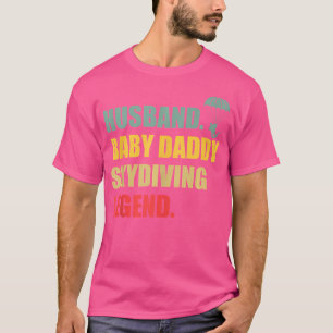 Camiseta Lenda de Skydiving Pai Marido