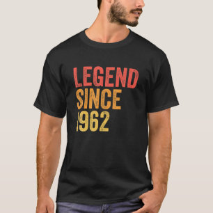 Camiseta Lenda Desde 1962 Engraçado 59 Anos 59 Anos
