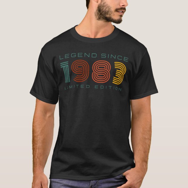 Camiseta Lenda Desde 1983, Edição Limitada (Frente)
