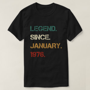 Camiseta Lenda Desde JANEIRO DE 1976